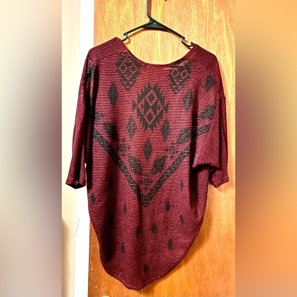 Size Small Deep Red coverup